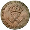 Image 2 : 1722/21-H French Colonies Copper Sou Overdate 22 over 21 VF25