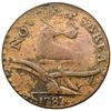 Image 2 : 1787 New Jersey Maris 56-n R1 struck over a Connecticut Copper VF20