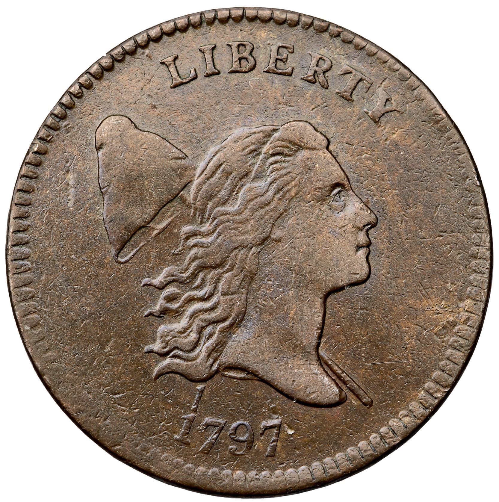 1797 1797 C-1 R2 ANACS graded EF40
