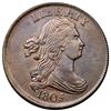 Image 2 : 1805 C-1 R2- Repunched 5 with Stemless Wreath ANACS graded AU55