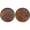 Image 1 : 1806 C-4 R1 Large 6 with Stems PCGS graded MS62 Red & Brown
