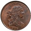 Image 2 : 1806 C-4 R1 Large 6 with Stems PCGS graded MS62 Red & Brown