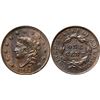 Image 1 : 1835 N-1 R1 Large 8 & Stars ANACS graded MS62 Brown