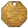 Image 8 : Group of 6 California Fractional Gold Tokens
