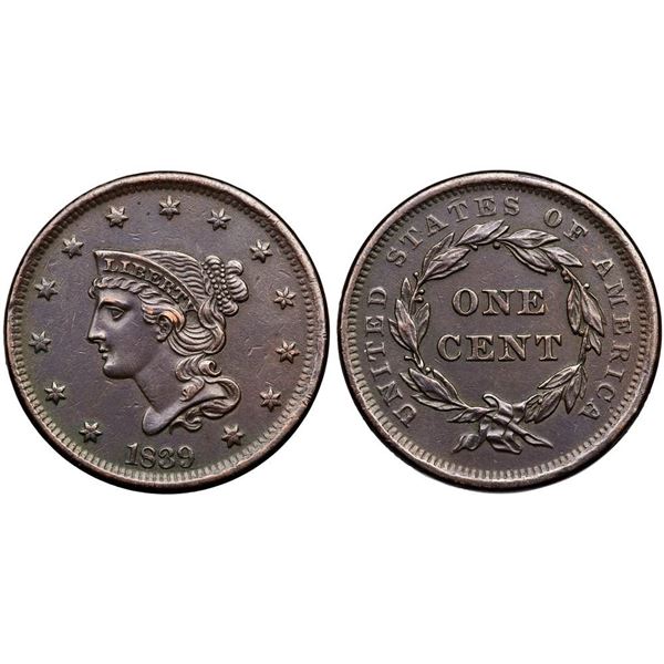 1839 N 8 R1 Type Of 1840 VF35 Early Cents Auctions 1839-n-8-r1-type-of-1840-vf35-early-cents-auctions