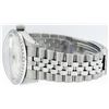 Image 8 : Rolex Mens Stainless Steel Silver Diamond 36MM Datejust Wristwatch
