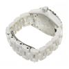 Image 3 : Chanel White Ceramic W/Extra Links Watch