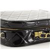 Image 5 : Chanel Vintage Black Quilted Patent Leather Chain Large Lunch Box Bag