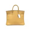 Image 2 : Hermes Yellow Leather Birkin 40cm Bag