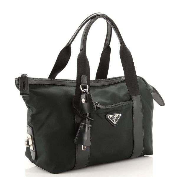 Prada Zip Tote Tessuto Medium