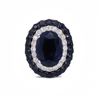 Image 3 : Oscar Friedman Cocktail Sapphire Ring