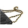 Image 2 : Chanel Black Quilted Patent Jumbo Flap Shoulder Bag