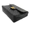 Image 4 : Chanel Black Quilted Patent Jumbo Flap Shoulder Bag