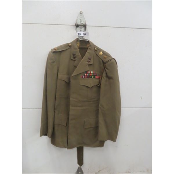 Canadian Army Colonel Tunic + Belt - Royal Canadian Artillery