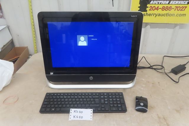 Hewlett Packard Pavilion 20 Computer with Cordless Keyboard and Mouse ...