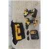 Image 1 : Dewalt 20 Volt Drill and Impact Driver with 1 Battery, Charger, and Soft Case 