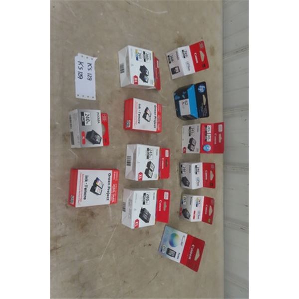 Assorted Printer Ink - New in Packages - Pixma 240, 245, 260 - 12 in Total 