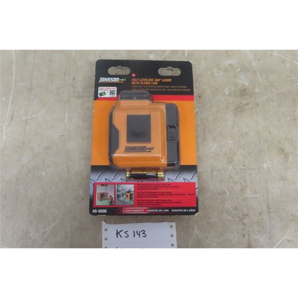 Johnson Self Leveling 360 Degree Laser with Plumb Line - New in Package 