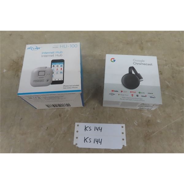 Sky Link HU 100 Internet Hub in Box , Google Chrome Cast in Box 