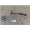 Image 1 : Westward 24'' Crescent Wrench , Stiletto Framing Hammer 