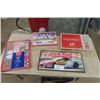 Image 1 : Monopoly 80th Anniversary Edition, Rummoli Game, Sealed Nascar Monopoly, Bicycle Box with Cards, Dic