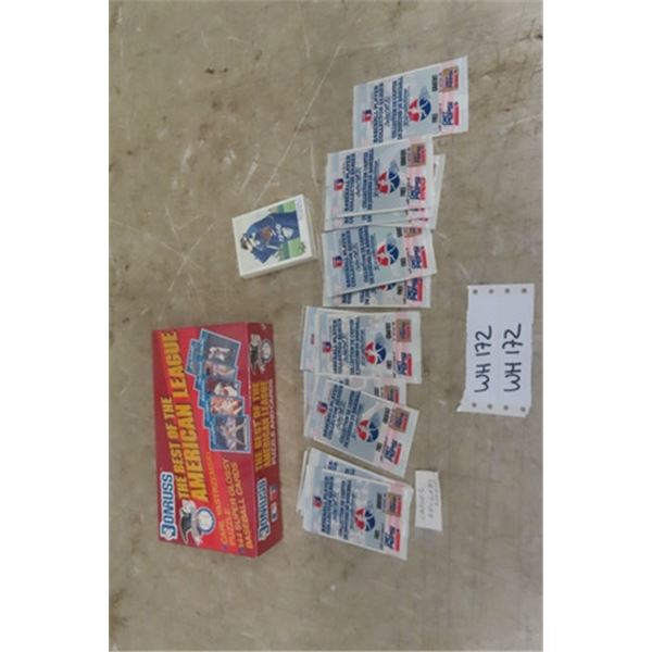Sealed Box Donrus Best Of American League, Small Sealed Pack of Baseball, 1992 Pepsi Cards - Lot of 