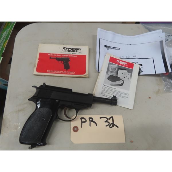 1980's Crosman 338 Auto BB Pistol up to 370 FPS - untested