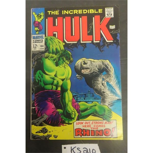 Incredible Hulk #104 June 1968 