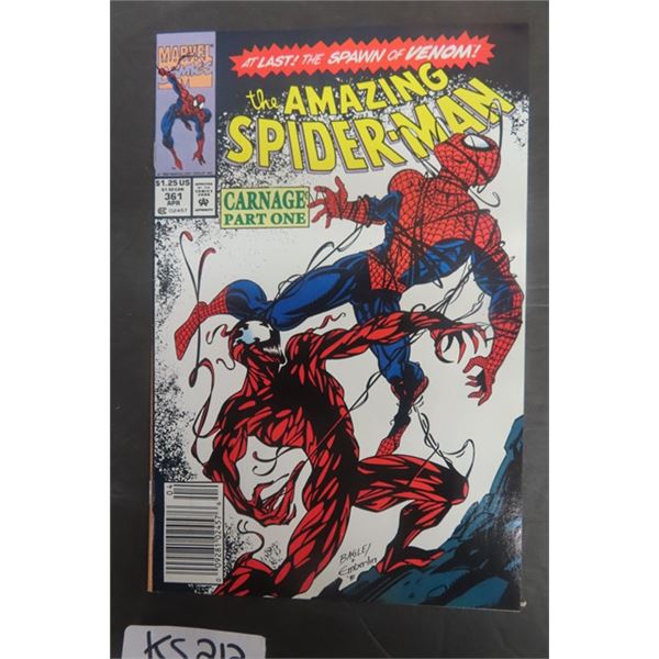 Amazing Spiderman # 361 1st Carnage - April 1992 