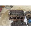 Image 4 : Ford 351 - Rebuilt Heads - 2 Used Heads Stripped Block and Pail with Pistons + Main Caps