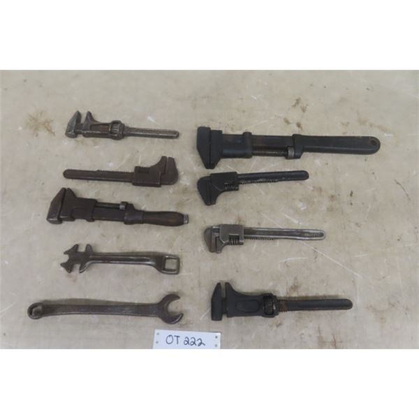 9 Assorted Vintage Wrenches - 1 Ford, 1 IHC 