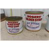 Image 2 : 4 Rogers BC Sugar Golden Syrup Tin Cans - 2 20 Pound, 2 10 Pound , 2 with Lids, All Have Handles 