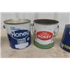 Image 3 : 6 Vintage Honey and Corn Syrup Tins 