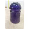 Image 4 : 8 Assorted Telephone Insulators - Purple BTC, Dark Green Diamond, and Others 
