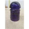 Image 5 : 8 Assorted Telephone Insulators - Purple BTC, Dark Green Diamond, and Others 