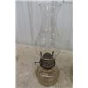 Image 2 : 4 Clear Glass Oil Lamps with Chimneys 