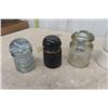 Image 2 : 10 Assorted Glass Insulators, A Few Porcelain 