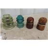 Image 4 : 10 Assorted Glass Insulators, A Few Porcelain 