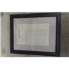 Image 3 : Framed Johnson Sea Horse Literature 15x13'', 3 Assorted Framed Receipts- North Star Oil, CP Express,