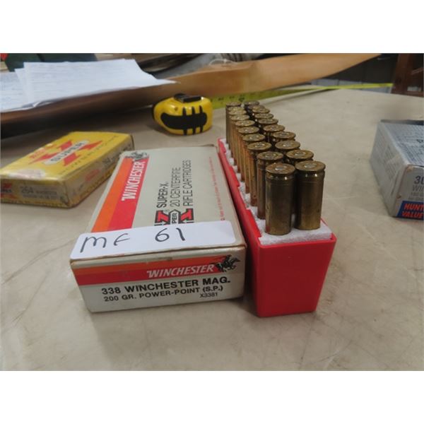 338 Winchester Mag Ammo - 20 Rounds - MUST HAVE PROOF OF PAL PRIOR TO PURCHASE - WE DO NOT SHIP AMMO