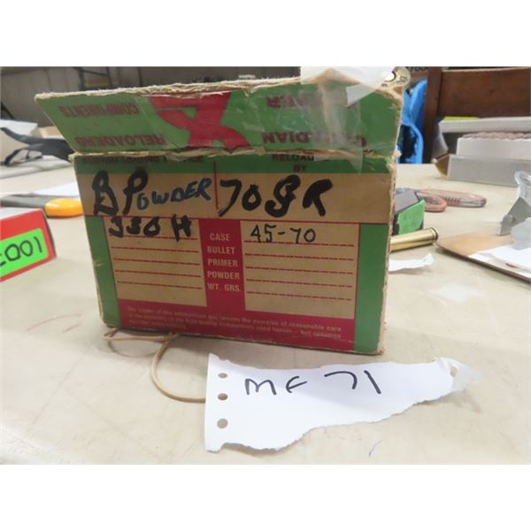 4570 Govm't Ammo - 21 Rounds - MUST HAVE PROOF OF PAL PRIOR TO PURCHASE - WE DO NOT SHIP AMMO