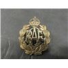 Image 2 : 4 Military Brass Badges : RCAF, Canadian Provost Corps, 1885 Canadian Written in French, South Saska