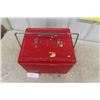 Image 3 : Vintage Painted Picnic Cooler 12" x12" x 14" 