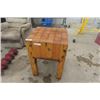 Image 1 : Nice Size Solid wood Butcher Block 22"x22"x30" - Would Make for a Great Kitchen Island !!