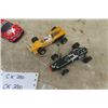 Image 3 : 4 SCX Slot Cars ; Chevrolet, Toyota, McLaren, Brm - Extra Brushes + Parts