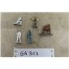 Image 1 : 5 Very Small Star Wars Metal FIgures