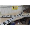 Image 5 : Railway Crossing 2 piece Aluminum Sign - Each Panel 68" Long 