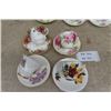 Image 4 : 12 Assorted Tea Cups + Saucers ; Royal Albert, Royal Windsor, Society plus more