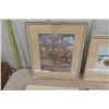 Image 2 : 6 Assorted Watercolors - Framed - some are Signed - Largest 14" x 18" 