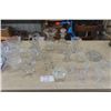 Image 1 : 20 pcs Crystal ; Vases, Candle Holders, Ashtrays, Baskets plus more 